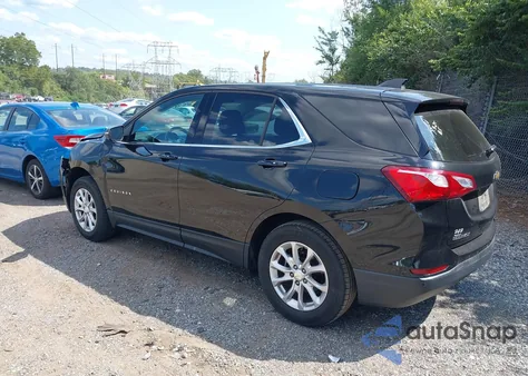 2019 Chevrolet Equinox Lt из США, поврежденный, VIN 3GNAXUEV5KL216919